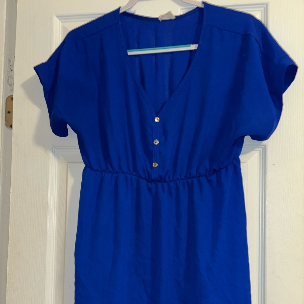 Blue Blouse‼️NWOT‼️